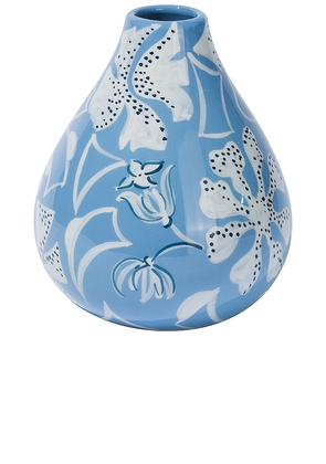 Vaisselle Drop It Like Its Hot Vase in Baby Blue.