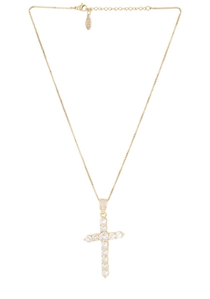 8 Other Reasons All Hail Necklace in Metallic Gold.