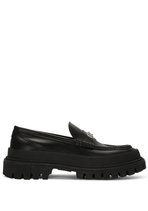 Dolce & Gabbana chunky leather loafers - Black