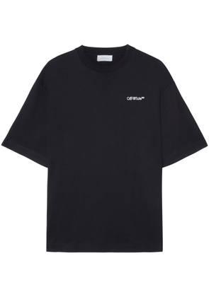 Off-White Tattoo Arrow-embroidery cotton T-shirt - Black