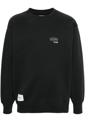 WTAPS logo-embroidered cotton sweatshirt - Grey