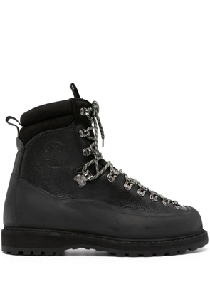 Diemme Everest panelled leather ankle boots - Black