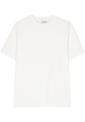 Autry logo-appliqué cotton T-shirt - White