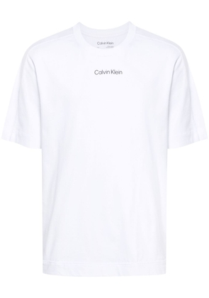 Calvin Klein logo-print cotton T-shirt - White