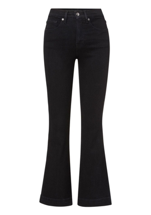 Veronica Beard Carson high-rise flared jeans - Black