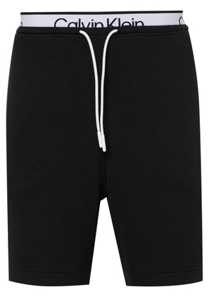 Calvin Klein double-waistband performance shorts - Black