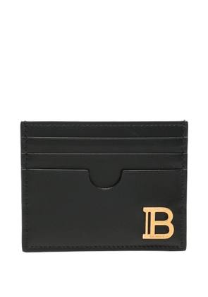 Balmain B-Buzz leather cardholder - Black