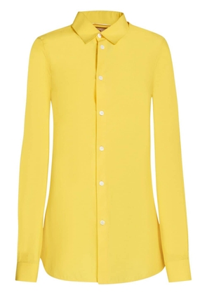 Marni balloon-sleeve poplin shirt - Yellow