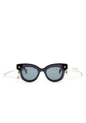 Etnia Barcelona Santa Maria round-frame sunglasses - Black