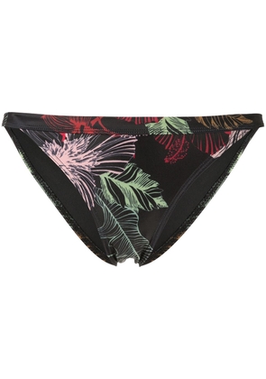 Duskii Fleur banded bikini bottoms - Black