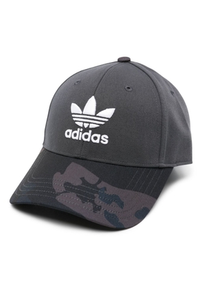 adidas camouflage-print logo-embroidered cap - Grey