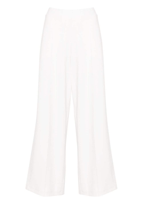 BOSS high-waist track trousers - White
