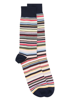 Paul Smith Farley stripe socks - Blue