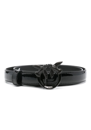 PINKO Love Berry leather belt - Black