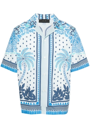 AMIRI Palm Tree cotton shirt - Blue