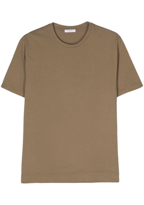Boglioli crew-neck cotton T-shirt - Neutrals