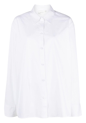 Gestuz open-back cotton shirt - White