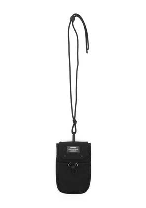 Ecoalf Pepita logo-appliqué phone pouch - Black