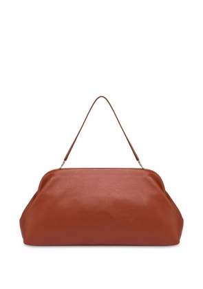 Philosophy Di Lorenzo Serafini Lauren leather clutch bag - Brown