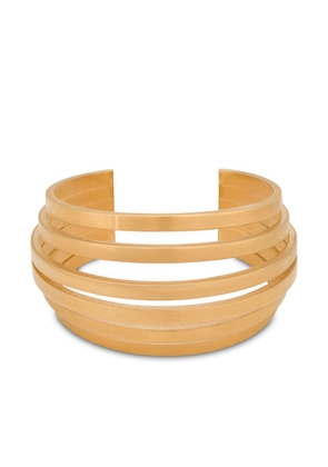 Alberta Ferretti polished cuff bracelet - Gold