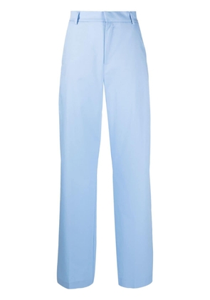 THE ANDAMANE high-waisted straight-leg trousers - Blue