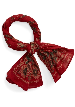 Ralph Lauren RRL Delilah floral-print cotton scarf - Red