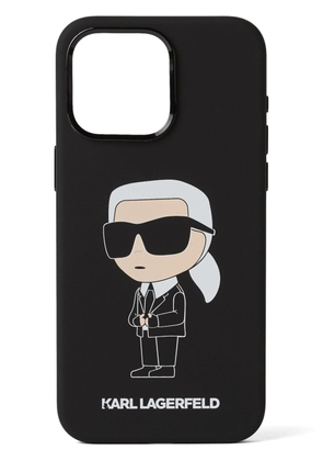 Karl Lagerfeld IKONIK KARL NFT iPhone 15 Pro Max case - Black