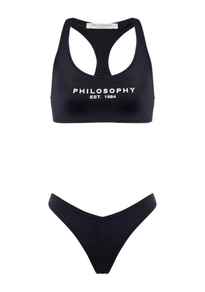 Philosophy Di Lorenzo Serafini logo-print bikini set - Black