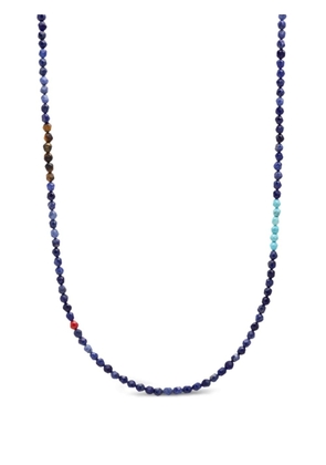 Nialaya Jewelry long beaded necklace - Blue