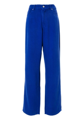 7 For All Mankind Tess high-waist straight-leg trousers - Blue