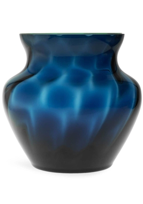 KLIMCHI Marika glass vase (22cm x 23cm) - Blue
