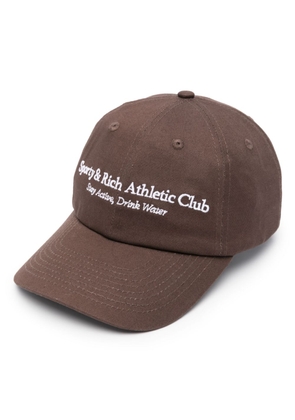 Sporty & Rich Athletic Club baseball cap - Brown