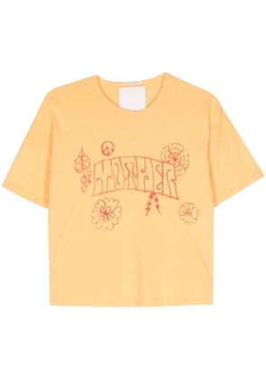 MOTHER The Big Deal graphic-print T-shirt - Orange