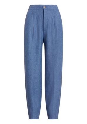 Polo Ralph Lauren high-waist tapered trousers - Blue