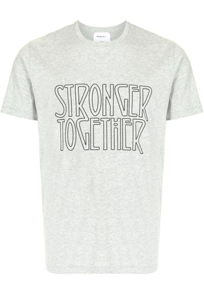 Ports V Stronger Together print T-shirt - Grey