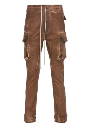 Rick Owens DRKSHDW Mastodon Cut mid-rise slim-fit trousers - Brown