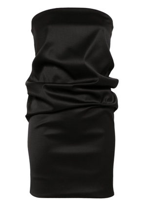 Saint Laurent strapless wool-blend minidress - Black