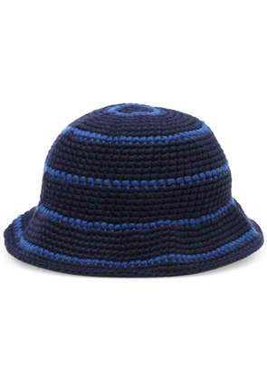 OUR LEGACY knitted bucket hat - Blue