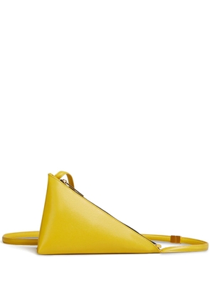 Marni Prisma leather crossbody bag - Yellow