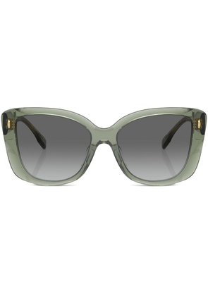 Tory Burch Miller oversized cat-eye sunglasses - Green
