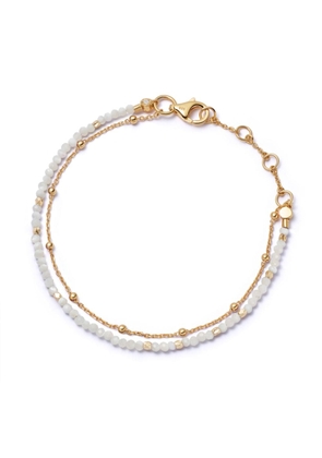 Astley Clarke Fine Biography beaded pearl bracelet - Gold