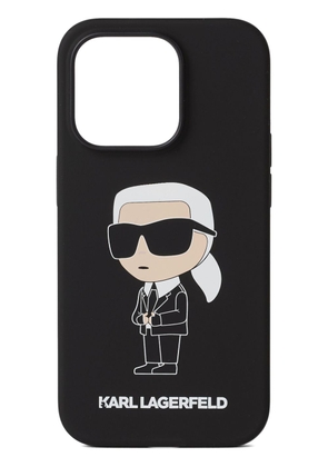 Karl Lagerfeld IKONIK KARL NFT iPhone 14 Pro case - Black
