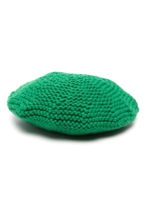 Maison Margiela chunky-knit beret hat - Green