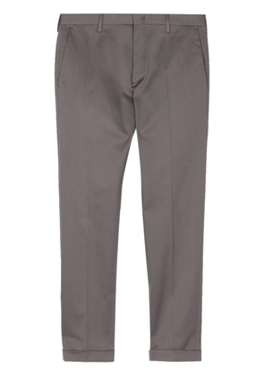 Paul Smith slim-cut organic cotton chino trousers - Grey