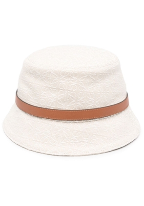 LOEWE Anagram-motif bucket hat - Neutrals