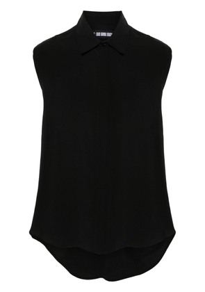 LGN LOUIS GABRIEL NOUCHI twist-detail sleeveless shirt - Black