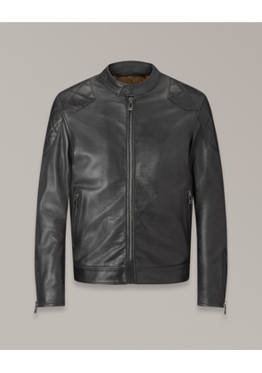 Belstaff Centenary Outlaw Pro Motorcycle Jacket Men's Washed Leather Black Size XL