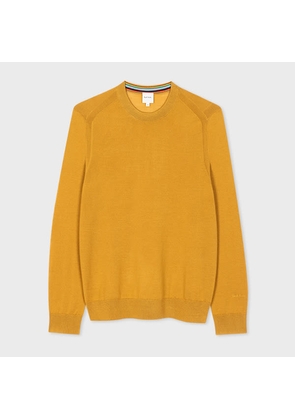 Paul Smith Mustard Merino Wool Sweater Yellow