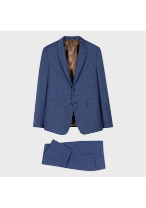 Paul Smith The Kensington - Slim-Fit Mid Blue Micro Check Wool Suit