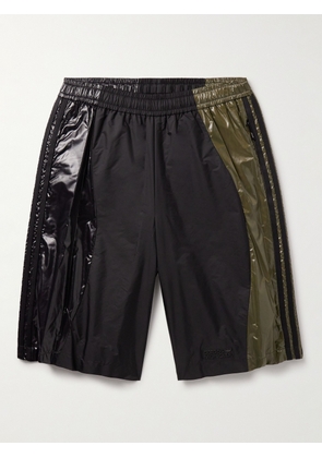 Moncler Genius - adidas Originals Colour-Block Shell Shorts - Men - Black - S